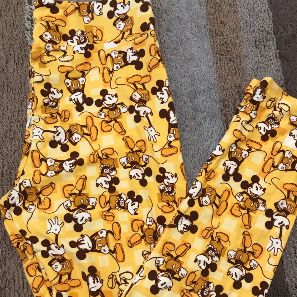 Disney LuLaRoe Mickey OS Leggings